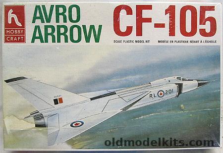 Hobby Craft 1/72 TWO Avro CF-105 Arrow, HC1392 plastic model kit